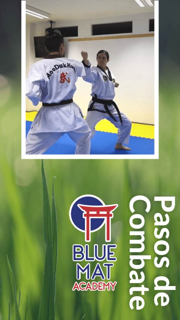 Blue Mat Moon MooMoo-Won Taekwondo pasos de combate cinta verde