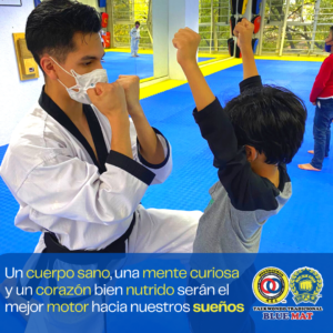 Clases niños preescolar CDMX Taekwondo MMW MDK Blue Mat